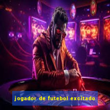 jogador de futebol excitado